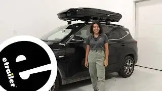 Руководство по установке низкопрофильного грузового бокса Thule Motion 3 на крышу автомобиля Kia Seltos 2023 года выпуска