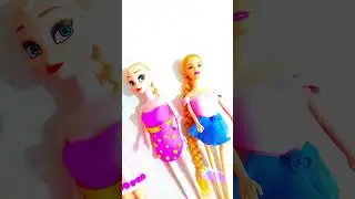 DIY Clay dresses For Barbie #shorts #viral  #funlearntoys #barbie #barbiegirl @fun.learn.toys1