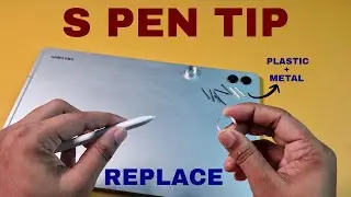 Samsung Tab S9 FE+ S-Pen Tips Replace | How to change S Pen Nibs | Best S Pen Tips | Metal SPen Nibs