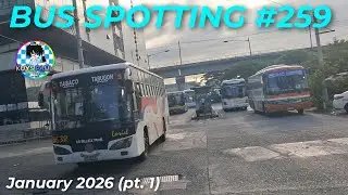 Bus Spotting/Hunting #259 || JANUARY 2025 BUS SPOTTING COMPILATION PART 1 (January 4, 2026)