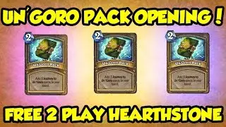 Opening 10 packs of Un'Goro Expansion - F2P Hearthstone Experience