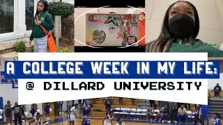 COLLEGE WEEK IN MY LIFE: HBCU DILLARD UNIVERSITY | Studying, Gym, Basketball Game, Self talk, etc.