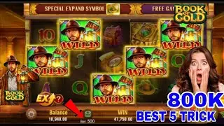 Book Of Gold Jili Slot Game Super Win 40,80,000 Book Of Gold Jili Best Slot Best Tricks