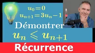 raisonnement par récurrence ♦ Inégalité ♦ Un ≤ Un+1 ♦ Suite croissante ♦ Terminale spé maths