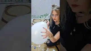 The Last White Balloon Didn't Stand A Chance😈💥 #balloonasmr #shorts #balloons