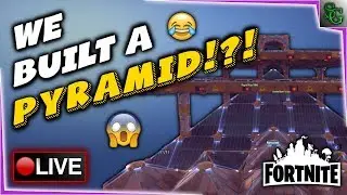 Геймплей Fortnite - Огромная пирамида с выбросами шин! - Тройной Атлас 76-го уровня