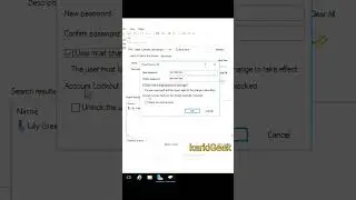 Reset a user's password in Active Directory Domain Server #karkiGeek #windowsserver