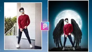 Picsart Devil Wings Photo Editing | Picsart Manipulation Editing Tutorial | Aasif Creations