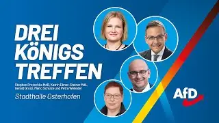 Dreik&ouml;nigstreffen 2026 der AfD in Osterhofen