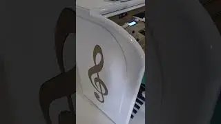 &Oacute;rg&atilde;o Eletr&ocirc;nico Digital Acordes AC400 Elegance Branco - Loja da Organista