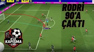 rodri 90'a &ccedil;aktı! 4'l&uuml; kapışma ligi! efootball 2026