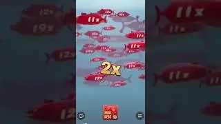 ICE FISHING HUGE REDS 2X MULTIPLICATION GAME WIN !! 🎣🔥#casino #crazy #gaming #shorts #ytshorts #live