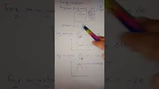 Small Oscillation| Angular frequency| Maxima & Minima| Stable & Unstable Equilibrium #shortvideo