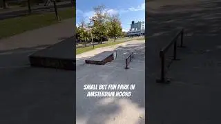 #skatepark in #amsterdam #noord small but fun good use of space.