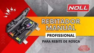 NOLL - Rebitador manual profissional para rebite de rosca