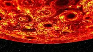 Geometric clusters of cyclones churn over jupiter's poles