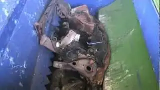 Shredding a Car-TRITONE WS 2400T- OMER ECOLOGY s.r.l.