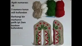 Tunus işi laleli harika patik (part 1)
