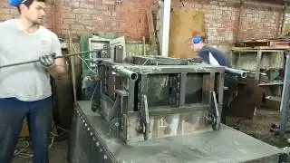 Изготовление вибропрессованных лотков на вибростоле