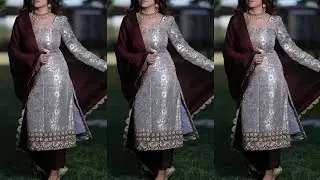 Brocade febric salwar suits design // Winter special brocade suit design #trendswithmonika