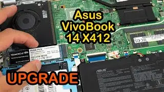 Upgrade Laptop💻Asus VivoBook 14 X412 | Install/Change SSD in M.2, RAM Memory and 2.5