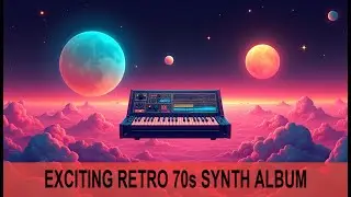 Retro 70s Synth Instrumental Album | Playful Nostalgic Electronic Music