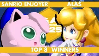 Sanrio Enjoyer (Jigglypuff) vs Alas (Peach) | Top 8 WSF | Georgia Melee Arcadian 2025 @ Georgia Tech