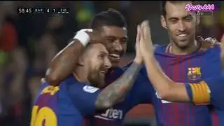 FC Barcelona destroyed Eibar at 6-1, all goals 19/9/2017