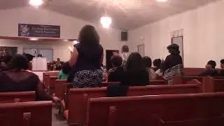 Sister Sandra Smith singing Sipsey River Association 2016.