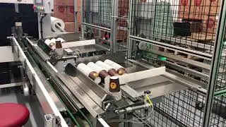 DEBAO-L666 Automatic paper cup packing machine in customer factory