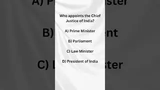 Who appoints the chief justice of India? | Polity previous questions. #rrbntpc  #competitiveexams