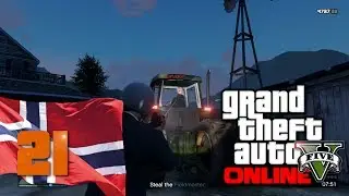 GTA V Norsk/Norwegian commentary #21 | Traktorstjeling runde 1
