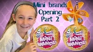 Mini Brand Opening Part Two #slimechallenge #slimechallenges #slime #minibrands