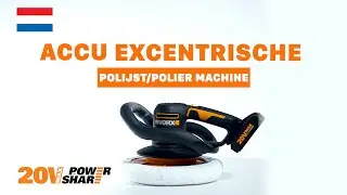 WORX WX 856 ACCU EXCENTRISCHE POLIJST/POLIER MACHINE