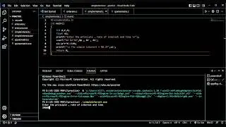 SIMPLE INTEREST IN C | #c #youtube #btech #coding #computer #programming #shorts #simpleinterest |||