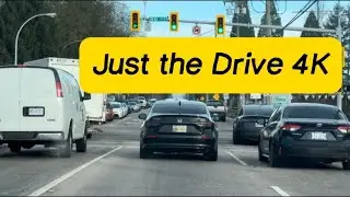 Just a Smooth City Drive | No Music |Daytime Surrey