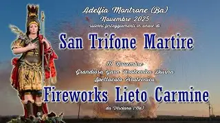 Tradizionale Gara Pirotecnica Diurna in onore di S. TRIFONE, Adelfia-Montrone 2025 - 