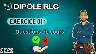 Exercice 01 - Les oscillateur libres d’un circuit RLC - Électricité ⚡️- 2 BAC BIOF - Prof Mouslim