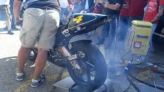 Aprilia RSW250 GP Warming up