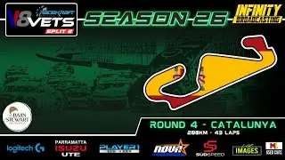 Racekraft Simulations II V8 Veterans II Split 2 II Season 26 II Round 4 II Catalunya