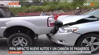 Se han registrado varios accidentes en el Paso Express desde el inicio de su construcci&oacute;n