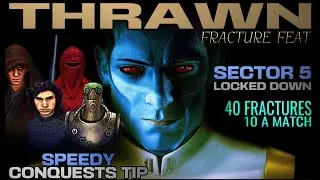 SECTOR 5 THRAWN FRACTURE FEAT - SPEEDY WAY TO DO IT AND NOT LOSE STAMINA/CONSUMABLES - SWGOH