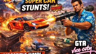 GTA Vice City 🔥 Car Driving | Police Firing | Panzer Attack Action#foryou#viral#video