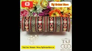 Beautiful Lac Bangles for Weding Season | New Bridal Bangles Set 🔥❤️ #trending #viral #bridal