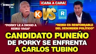 EDGAR MANCHA CANDIDATO DE PUNO DE PORKY SE ENFRENTA A CARLOS TUBINO DE FUERZA POPULAR
