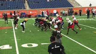 Ben Cleveland vs Malik Herring Senior Bowl