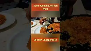 Best Chicken Chopper Rice at Rush Junction Andheri | street food #shorts #streetfood #chickenrice