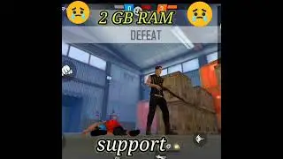 2 GB RAM FREE FIRE 😫2gb ram gameplay😂2 gb ram wala mobile me free fire kaise khele#shorts