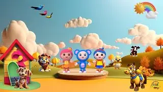 Animal Names Song | Nursery Rhymes & Kids Songs