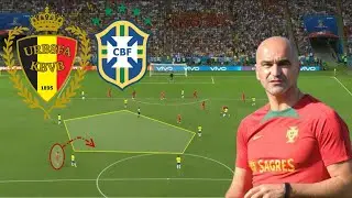 ANALYSIS : Roberto MARTINEZ's MASTERSTROKE for Brazil-BELGIUM in 2018 - REST-ATTACK is key ! 🧠🇧🇪